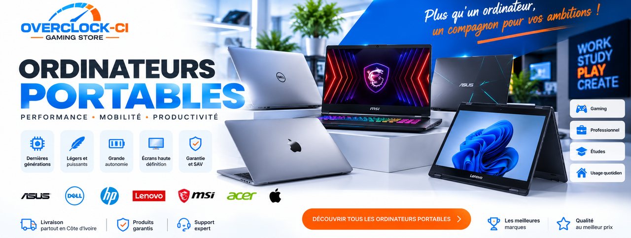 Ordinateurs portables : performance, mobilité et productivité, des plus grandes marques. Découvrir tous les ordinateurs portables